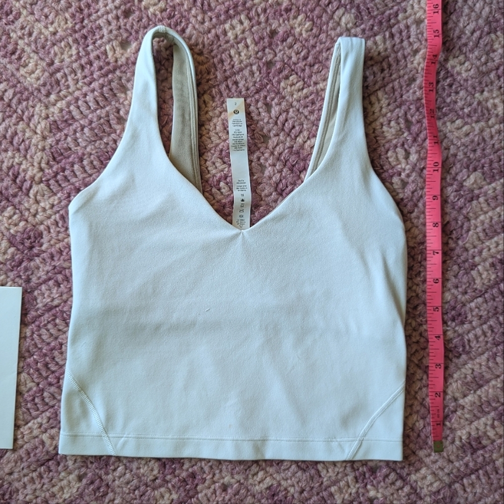 Lululemon Align White Tank Top